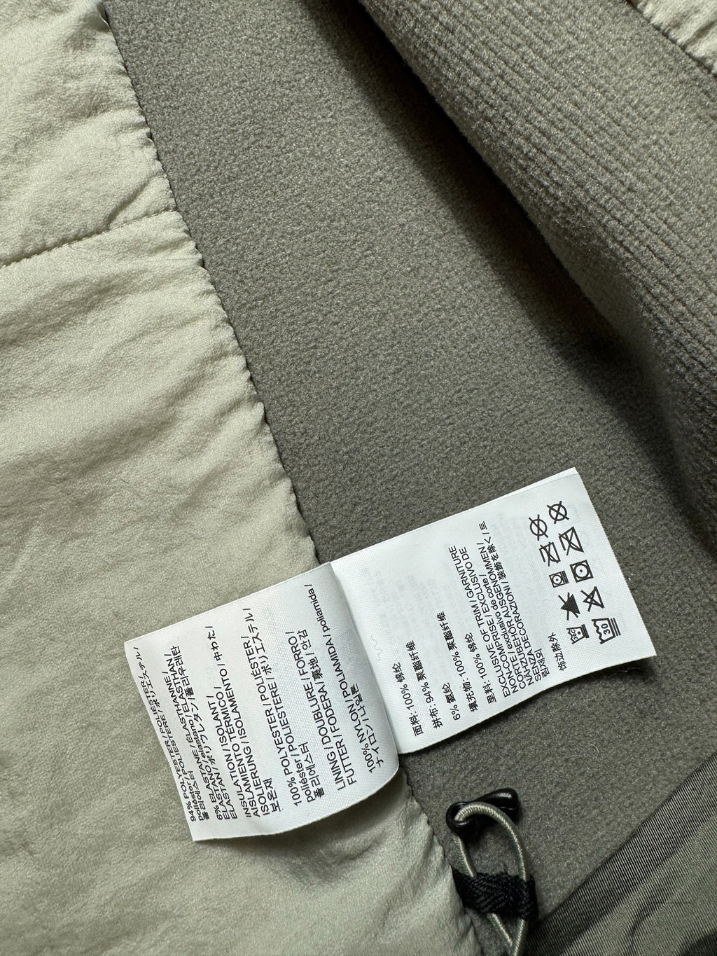 Jacket imperméable matelassé Arc'teryx Atom Hoody 2023 kaki & orange - M