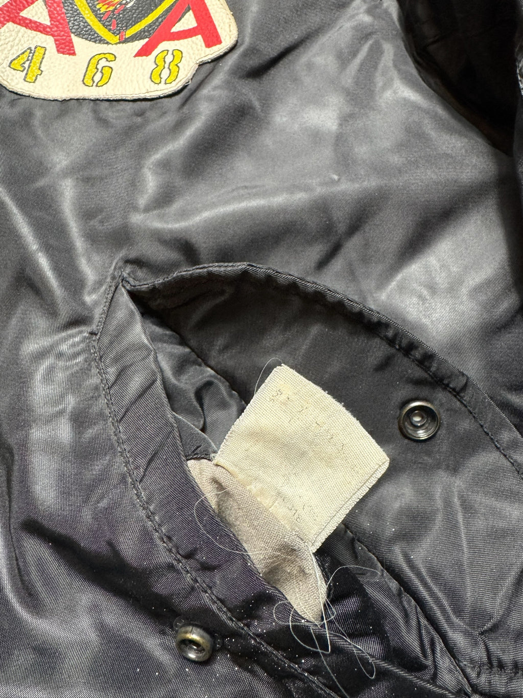 Jacket bomber flight Ma-1 Avirex LTD 75 FSG made in Korea black vintage 90's - M