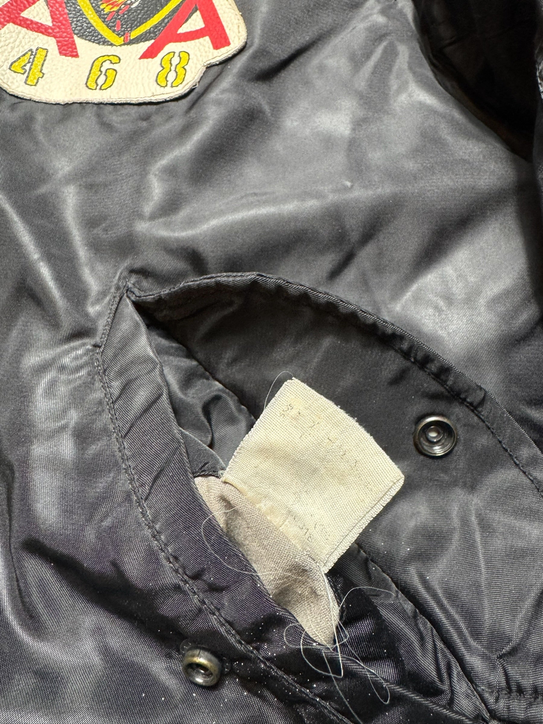 Jacket bomber flight Ma-1 Avirex LTD 75 FSG made in Korea black vintage 90's - M