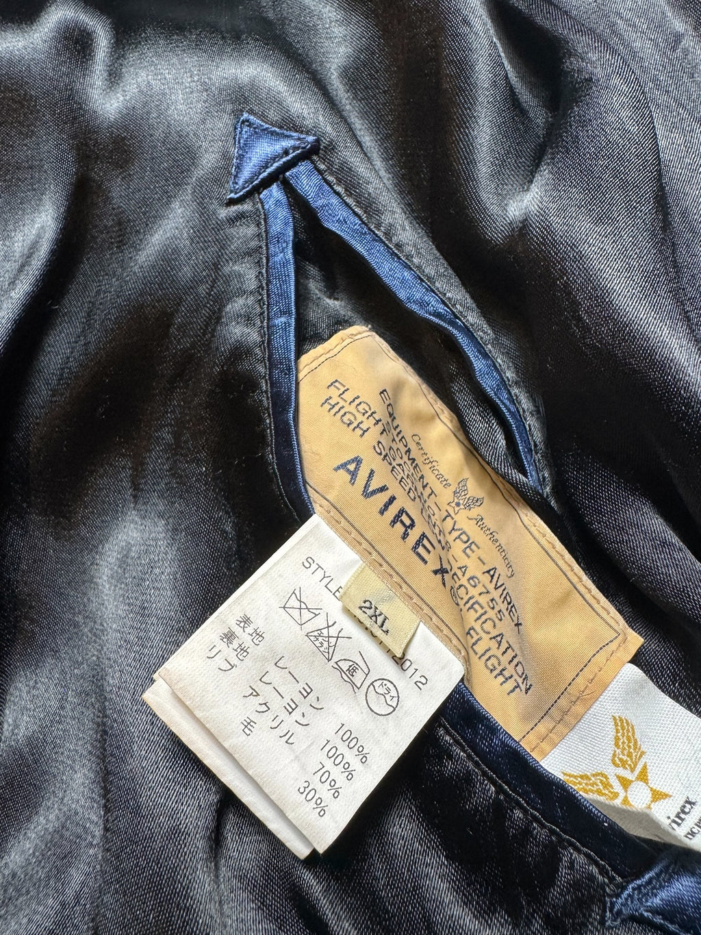 Jacket reversible Sukajan souvenir Avirex LTD embroidery Japan exclusive vintage 00's - XL