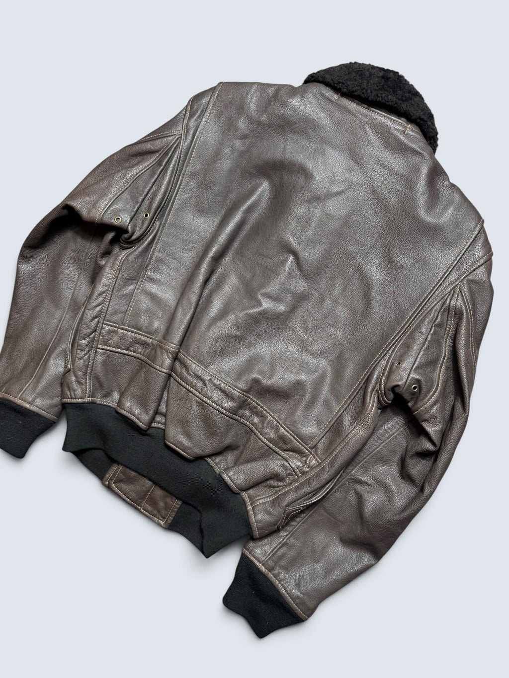 Jacket cuir flight Tedman Company G-1 usn made in Japan dark brown 00’s - S/M