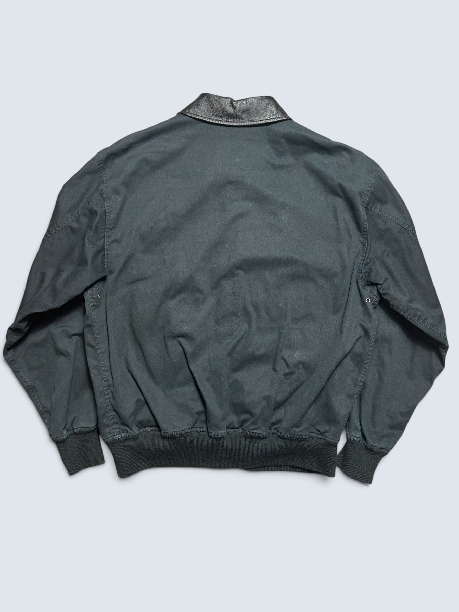 Jacket flight A-2 Cotton Twill Cockpit usa usaf black navy 00’s - XL
