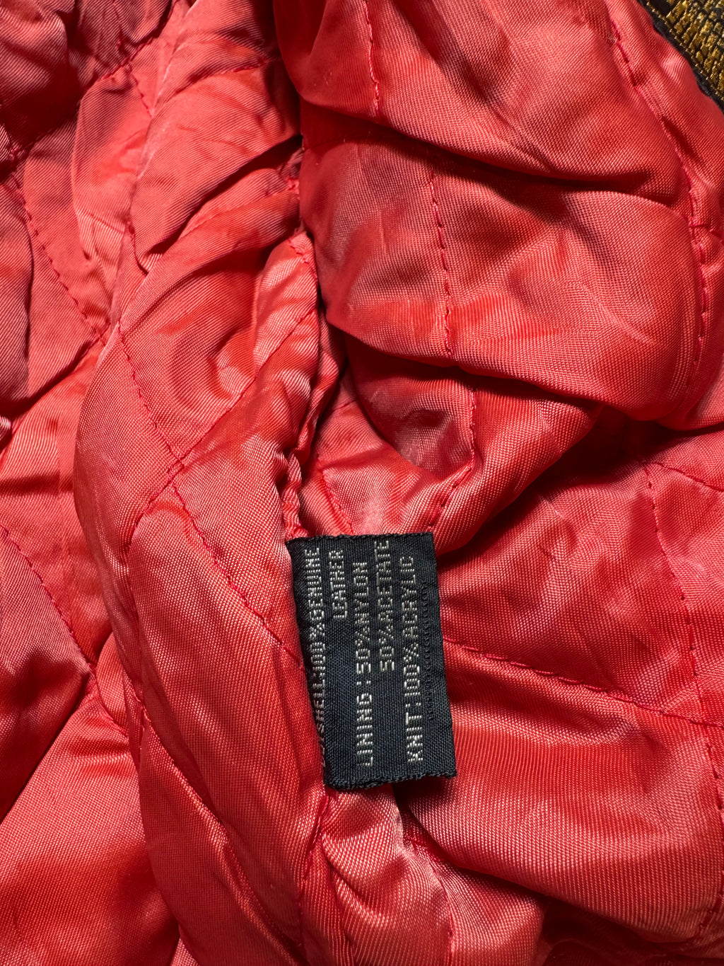 Jacket cuir varsity sport Avirex ltd Champions made in USA red vintage 90’s - XS/S