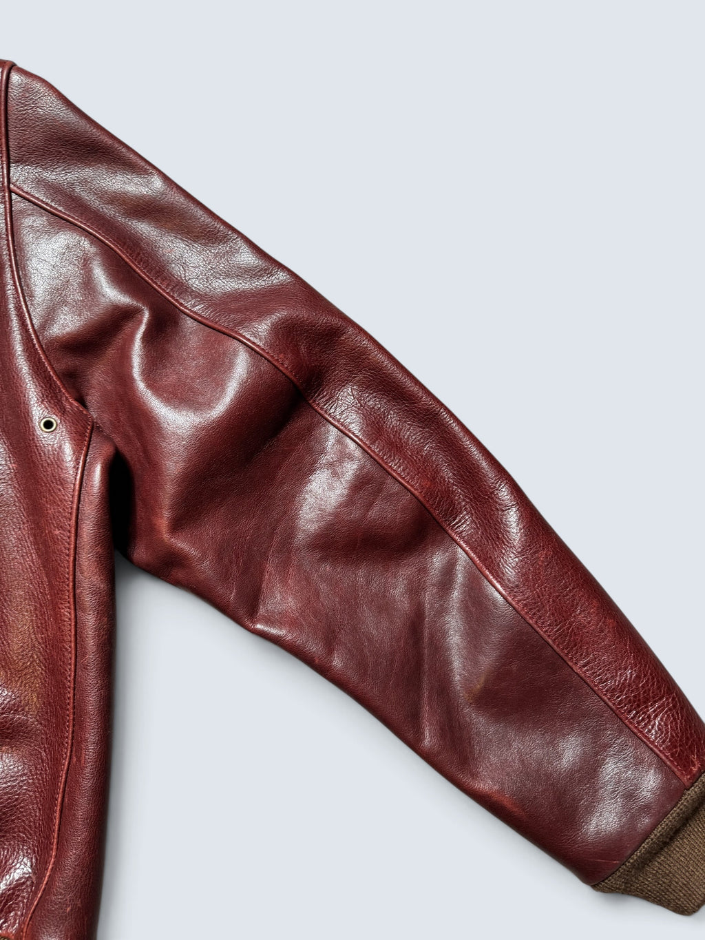 Jacket cuir cowhide bomber flight A-2 Cidu Leathers Clo. patch Catch-22 usaf brown - 40 (S/M)