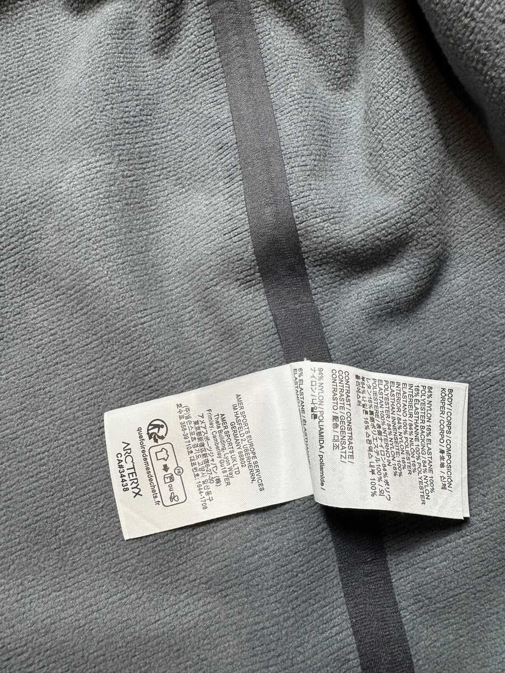 Jacket polaire imperméable Arc’teryx Gamma MX Hoody logo brodé marine/purple 2023 - S