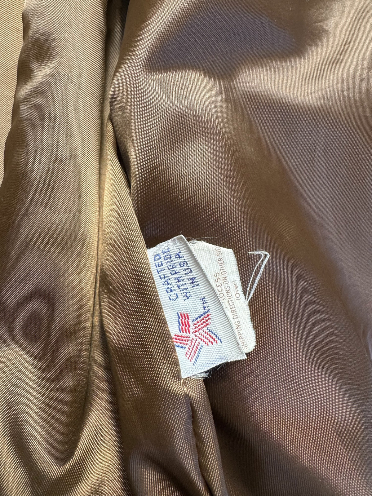 Jacket cuir cowhide flight A-2 Schott made in USA usaf black & brown 80’s - 40 (M)