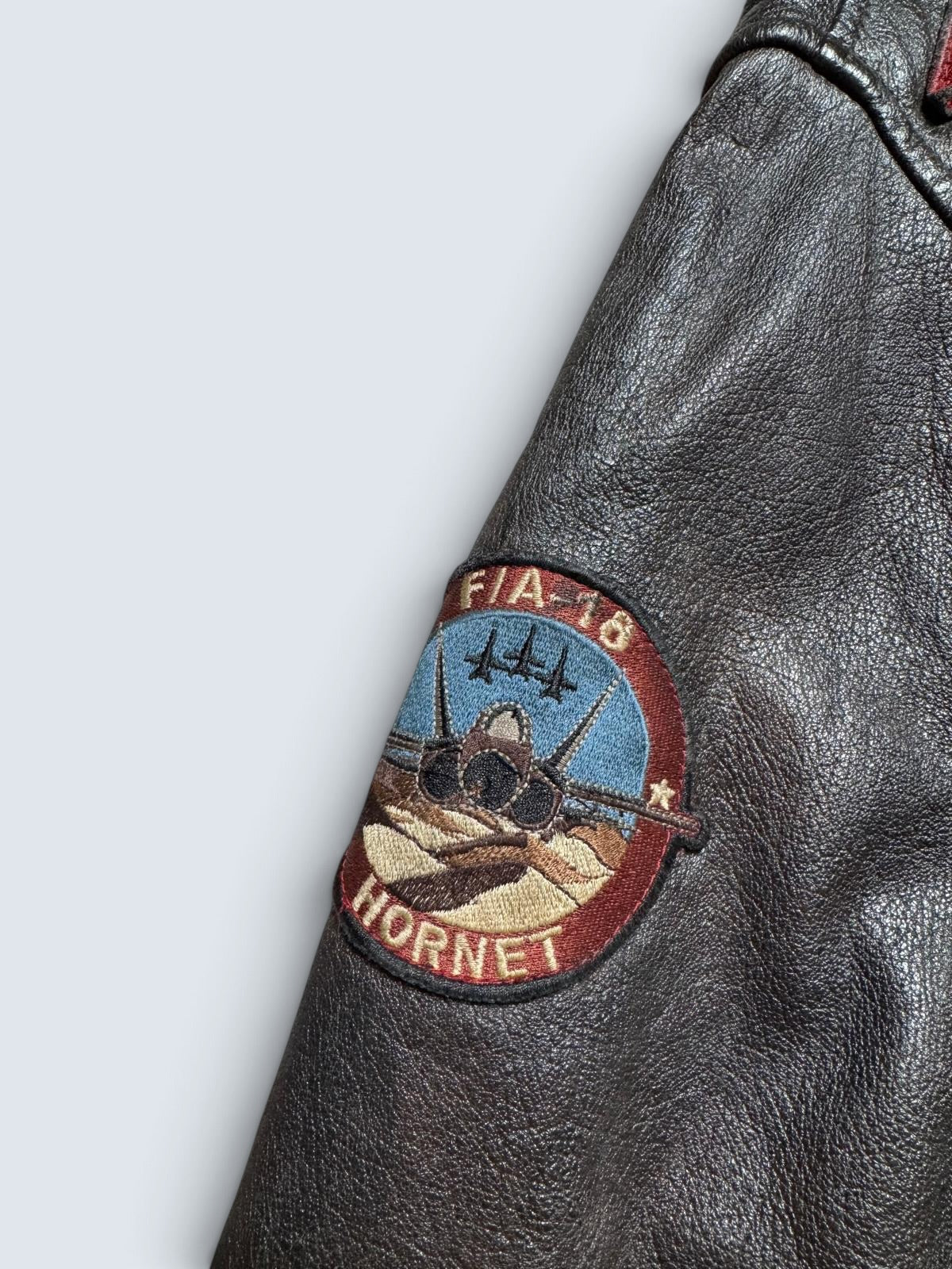 Jacket cuir cowhide flight G-1 Schott NYC Wings Of Gold Top Gun usn full patch black - M