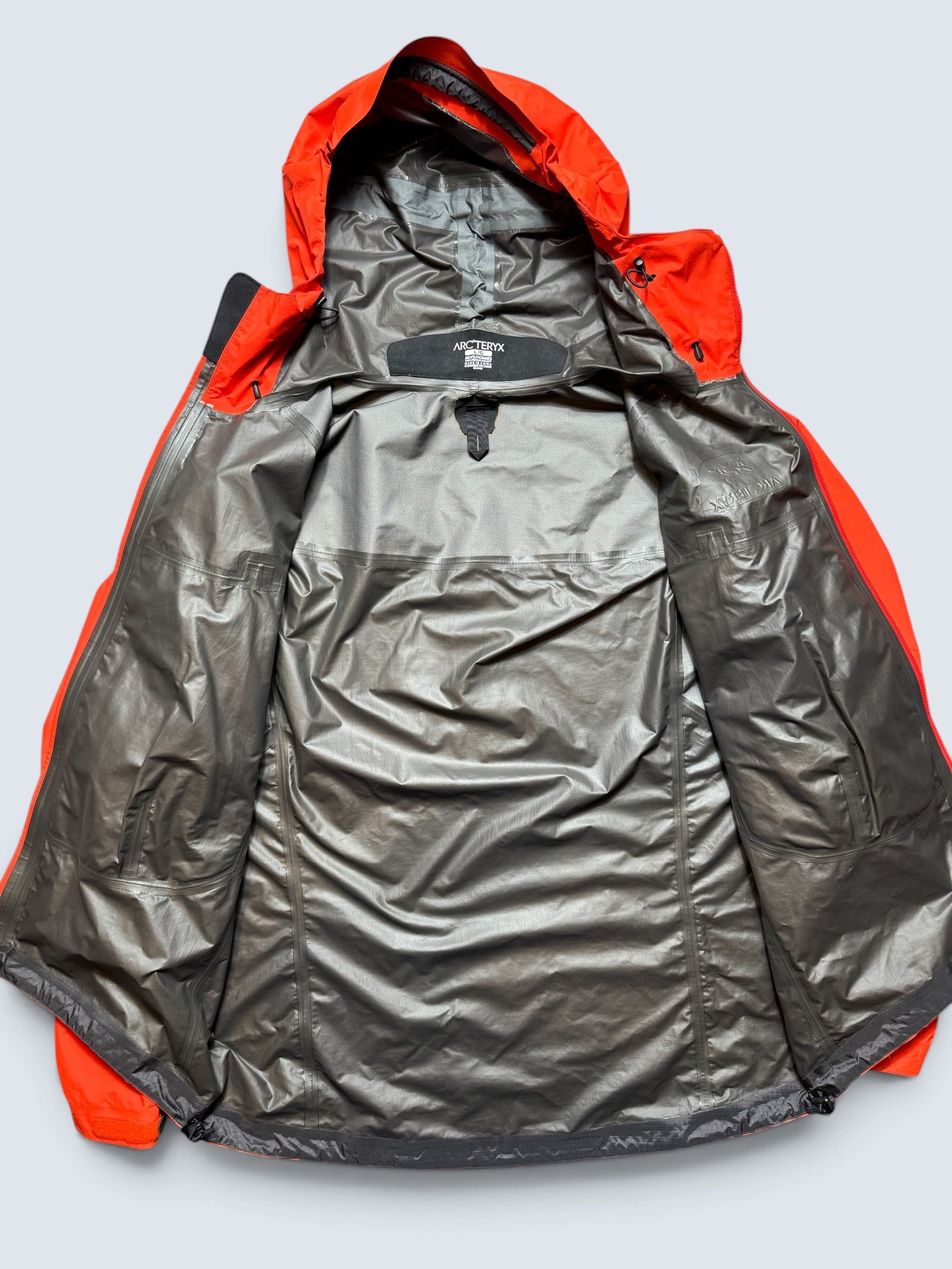 Jacket imperméable Goretex Arc'teryx Beta SL orange vintage - L