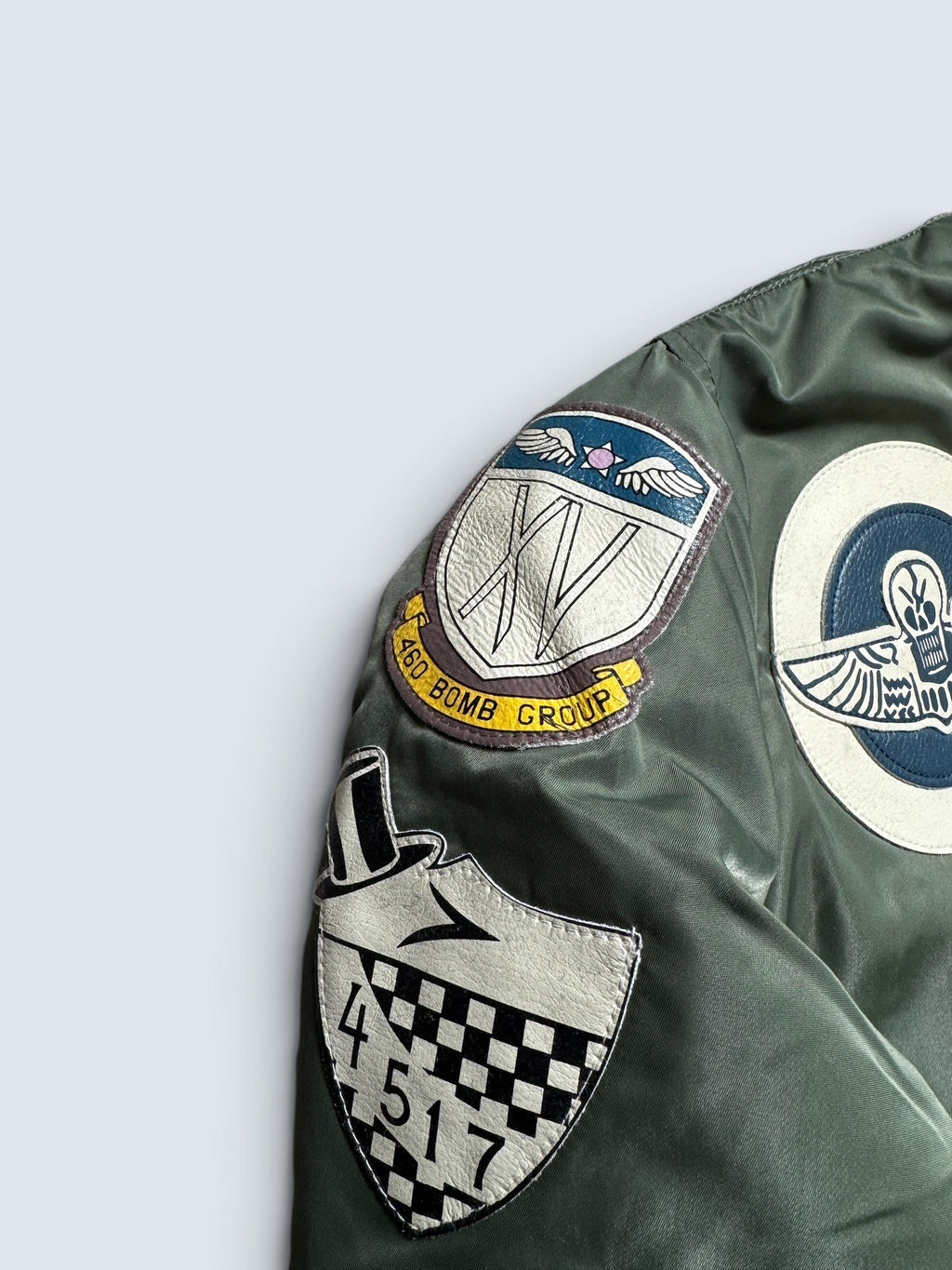 Jacket nylon bomber flight Ma-1 Avirex LTD Japan exclusive full patch bomber squadron 00's - M