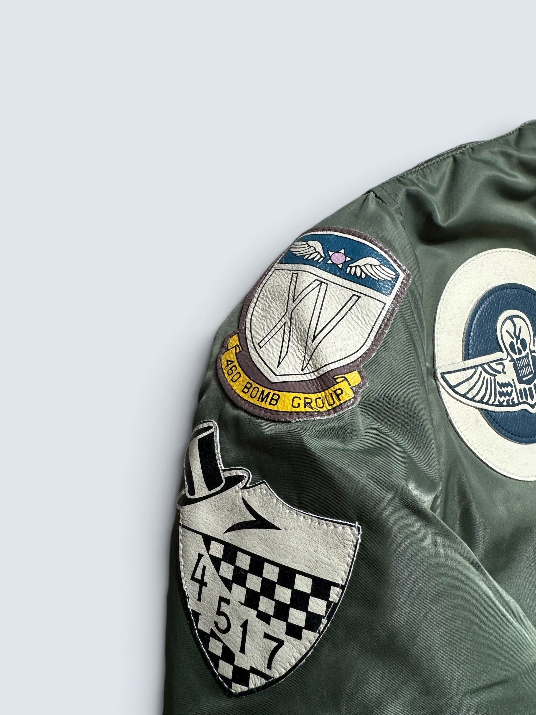Jacket nylon bomber flight Ma-1 Avirex LTD Japan exclusive full patch bomber squadron 00's - M