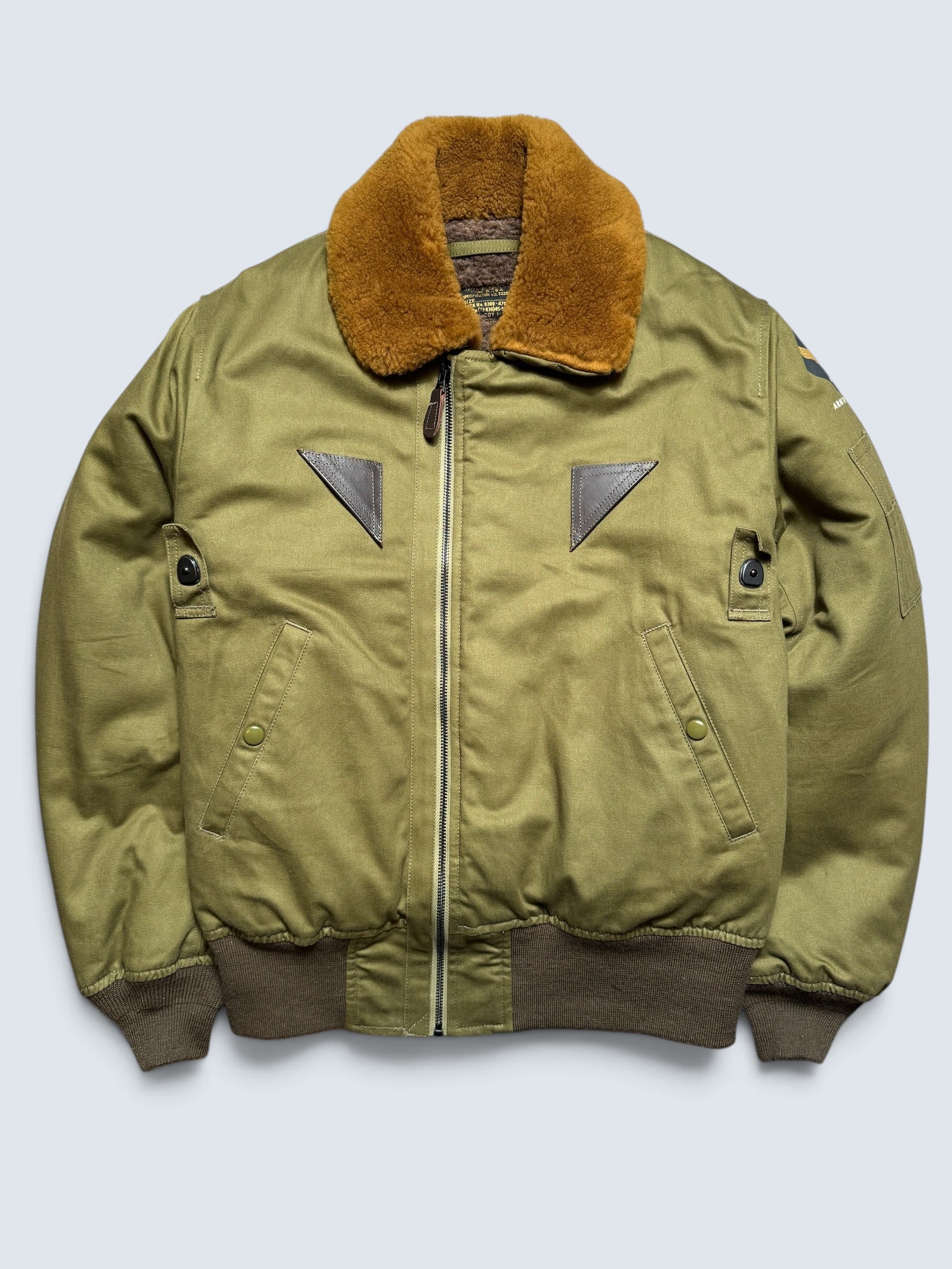 Jacket cotton Twill B-15A usaf Toys McCoy Japan olive green 2020’s - 38 (M)