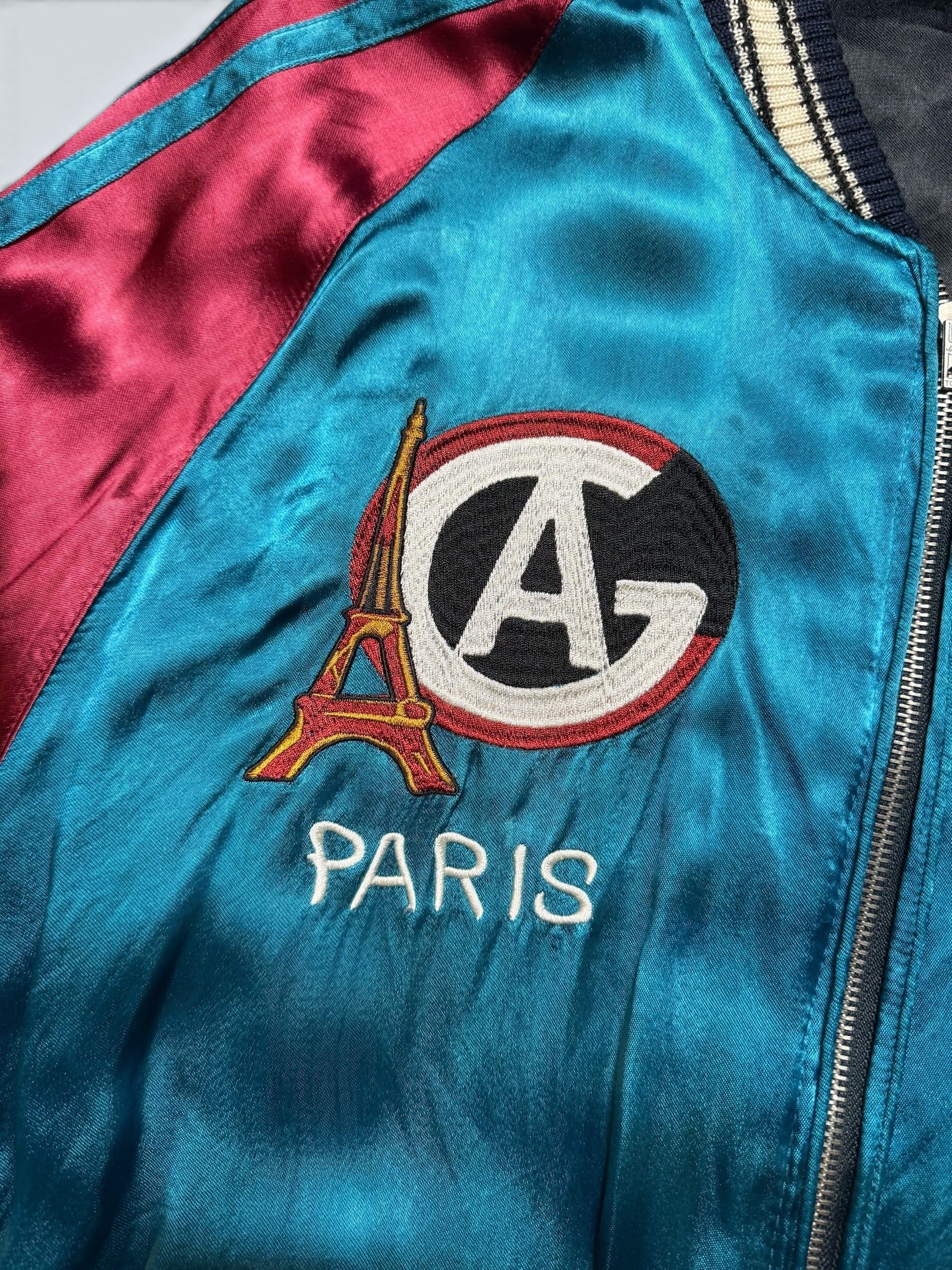 Jacket reversible Sukajan souvenir Avirex LTD embroidery Japan exclusive vintage 00's - XL