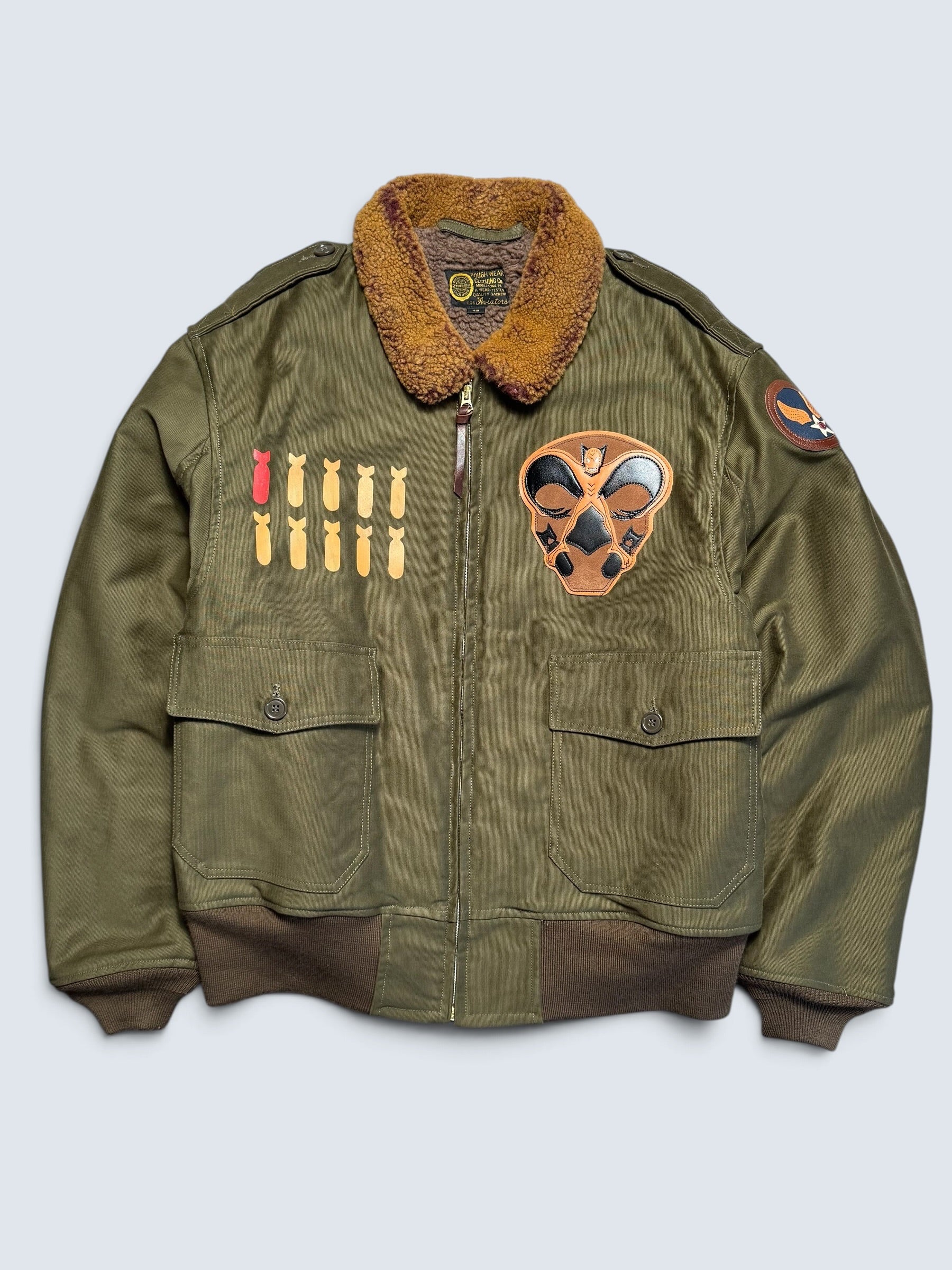 Jacket bomber flight coton B-10 Toys McCoy Japan usaf Phantom Bat-man Tmj2213 2022’s - 42 (L)