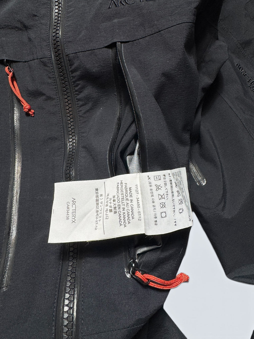 Jacket imperméable Goretex Arc'teryx Alpha SV Limited edition Dark Olympus vintage - M