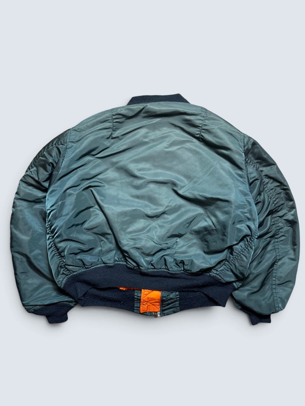 Jacket nylon bomber Ma-1 Alpha Industries made in USA navy original 1990’s - XL