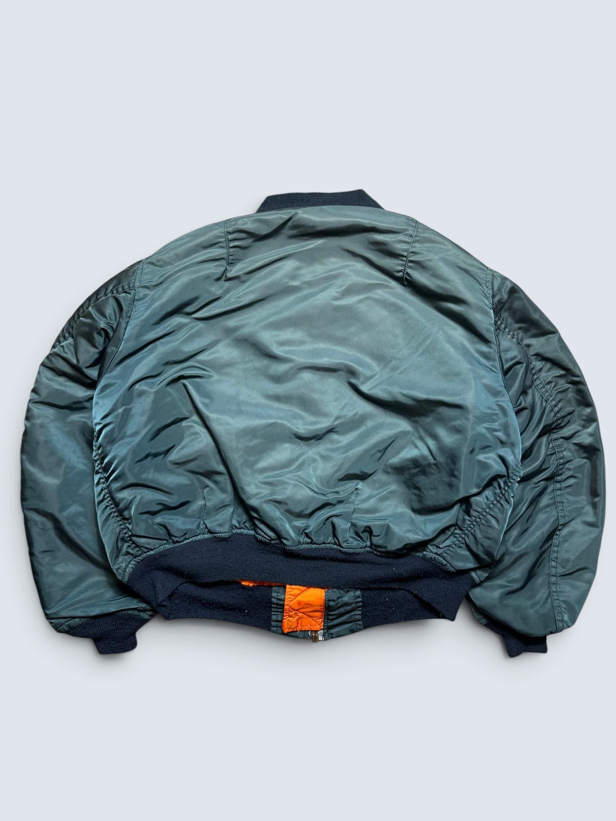 Jacket nylon bomber Ma-1 Alpha Industries made in USA navy original 1990’s - XL
