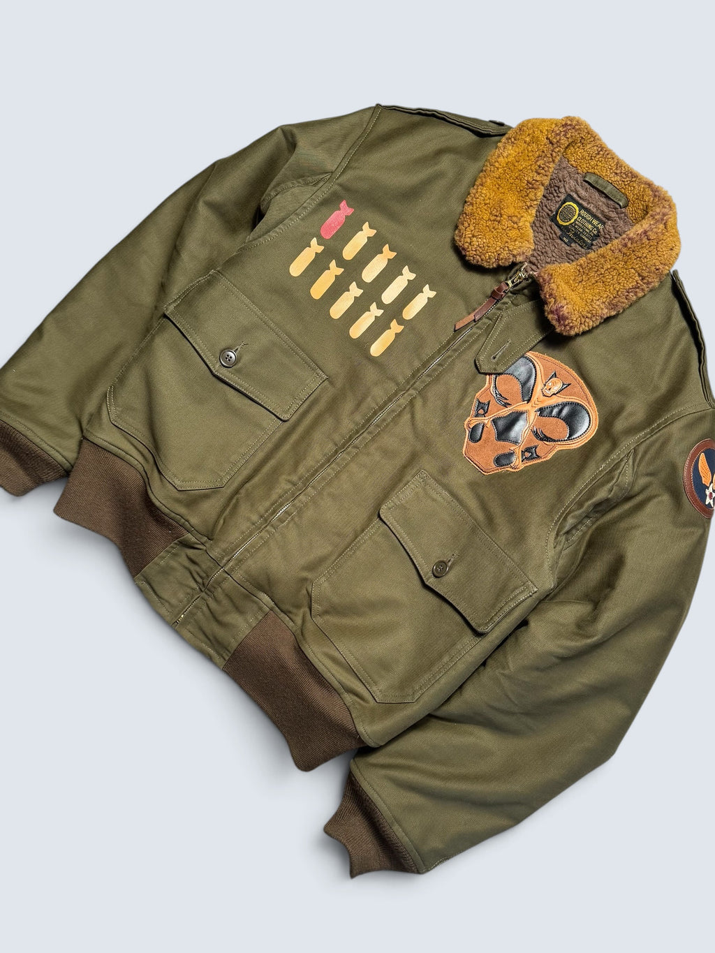 Jacket bomber flight coton B-10 Toys McCoy Japan usaf Phantom Bat-man Tmj2213 2022’s - 40 (M)