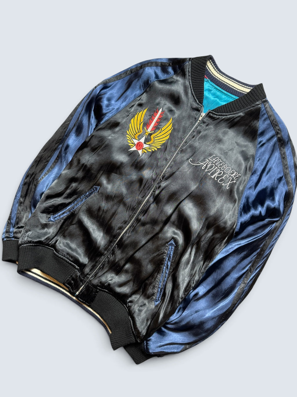 Jacket reversible Sukajan souvenir Avirex LTD embroidery Japan exclusive vintage 00's - XL