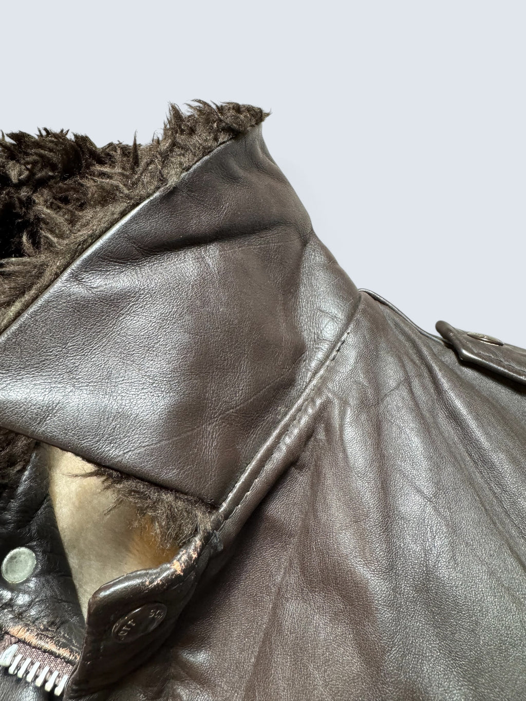 Jacket cuir cowhide flight bomber Schott NYC 674MS made in USA black 70’s - 40 (M)