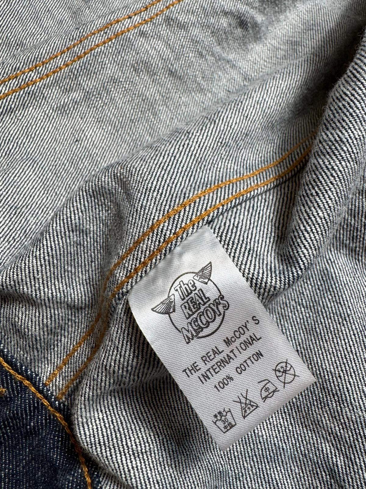 Jacket denim selvedge The Real McCoy’s Type III Lot 004J Japan marine 2010’s - 36 (S)
