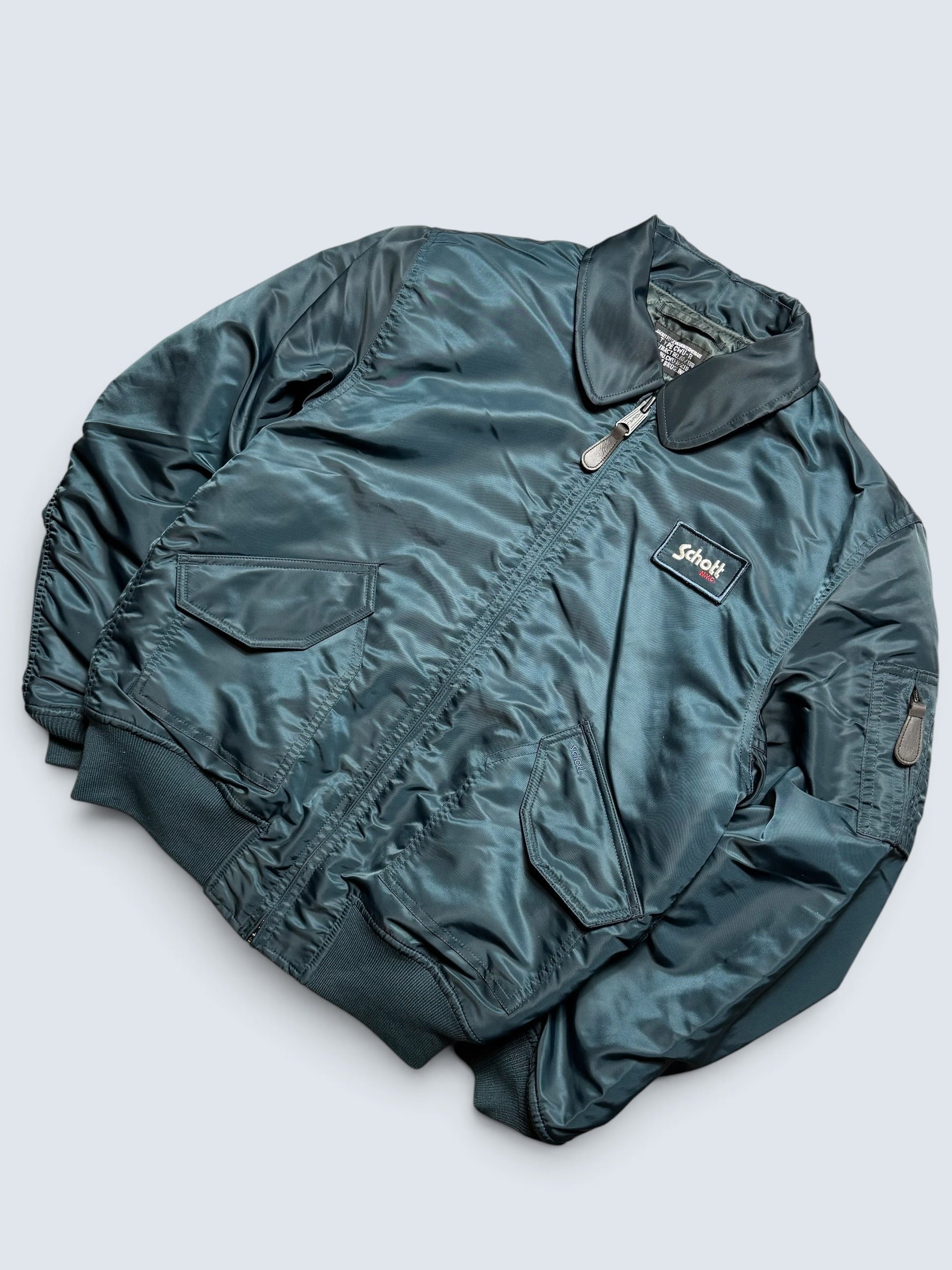 Jacket bomber fly Schott Bros nyc CWU-R/45P usaf navy vintage 90’s - M/L