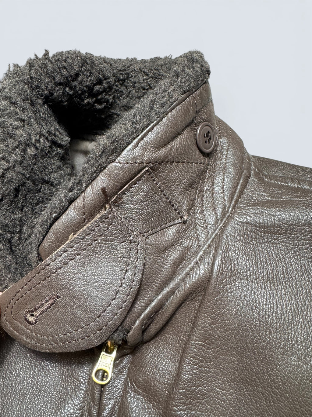 Jacket cuir goatskin flight G-1 original US Navy The Martin Lane 1969 Vietnam Era - 40 (M)