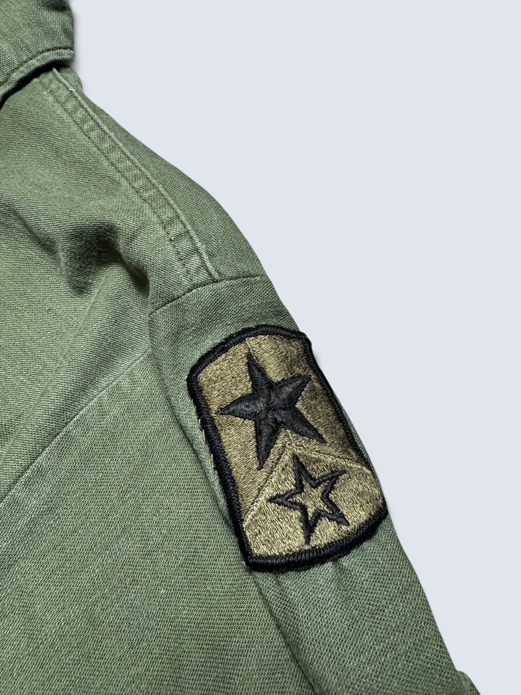 Jacket army Fatigue Shirt OG-107 cotton sateen U & W Industries 72nd Infantry Vietnam 1970 - M