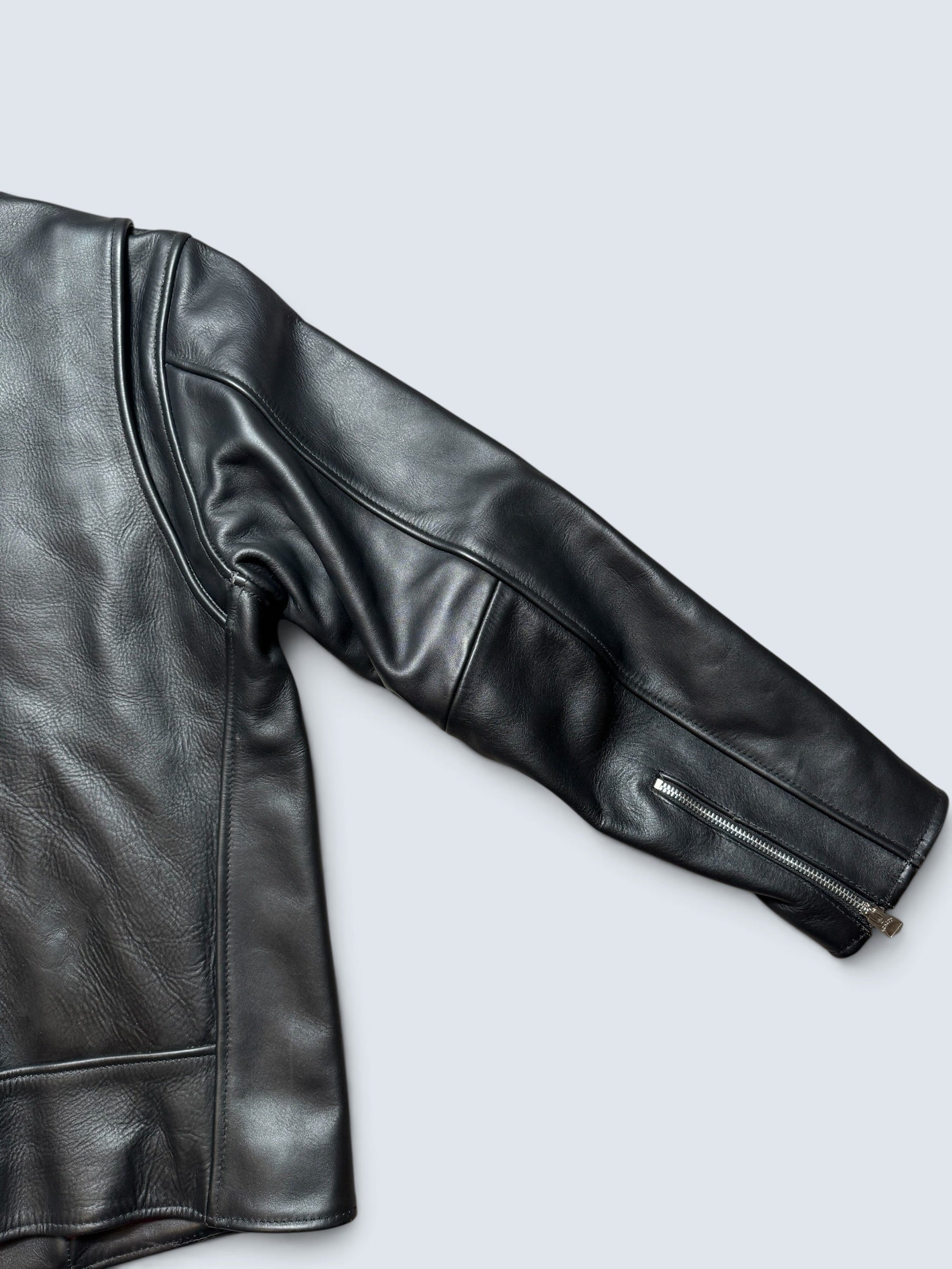 Jacket cuir cowhide Cafe Racer motorcycle Schott Bros. made in USA 641xx Japan exclusive black 00's -  40 (M/L)