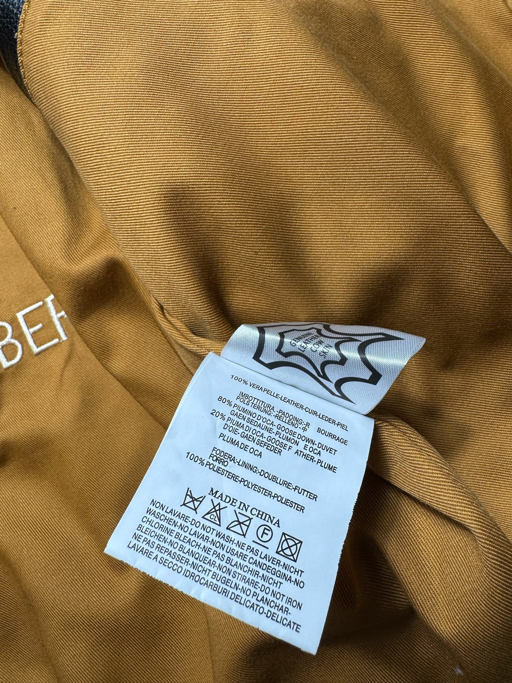 Jacket cuir bomber flight A-2 Willis & Geiger usaf black 00's - L