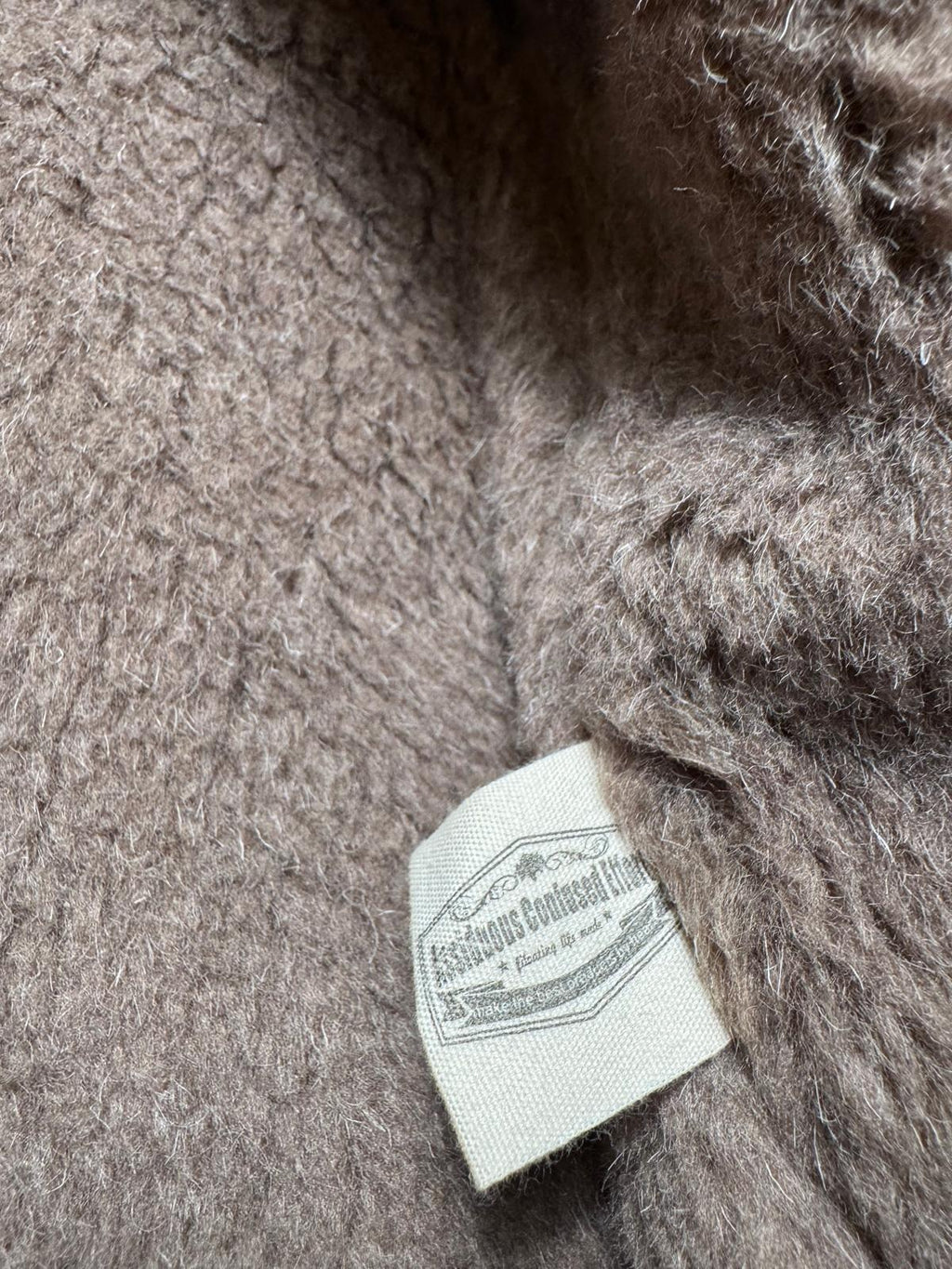 Jacket deck Alpaca US Navy Assiduous Confused Effort Japan wool Khaki Tan 00’s - 38 (S)