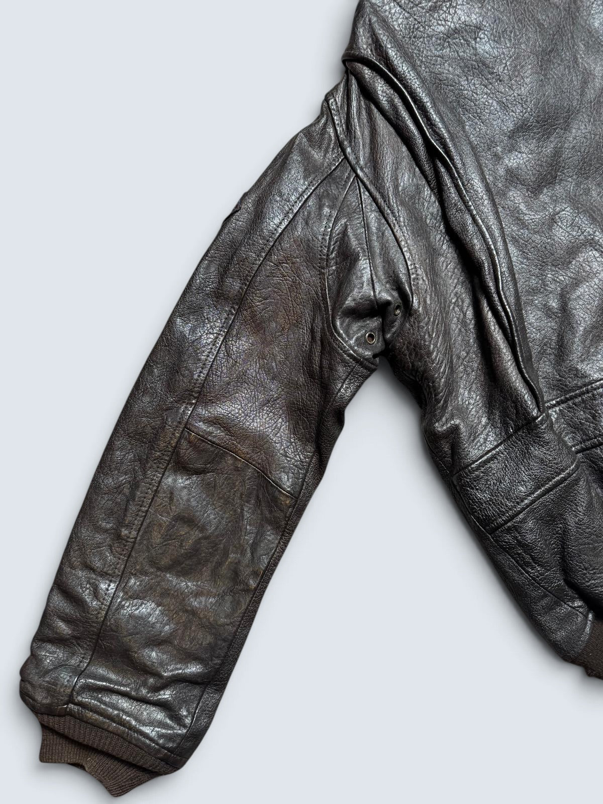 Jacket cuir cowhide flight G-1 Schott NYC Wings Of Gold Top Gun usn full patch black - M