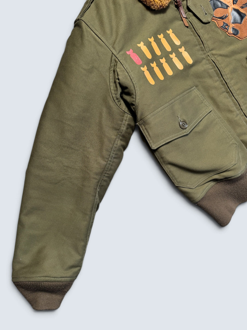 Jacket bomber flight coton B-10 Toys McCoy Japan usaf Phantom Bat-man Tmj2213 2022’s - 40 (M)