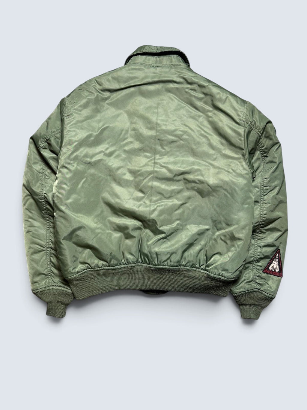 Jacket bomber flight CWU-45P Wilker Industries full patch kaki vintage 00’s - L