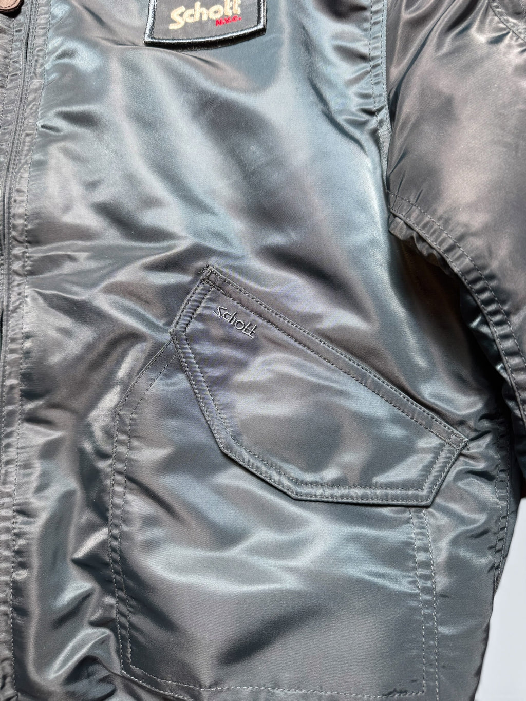 Jacket bomber fly Schott Bros nyc CWU-R/45P usaf navy vintage 90’s - M/L