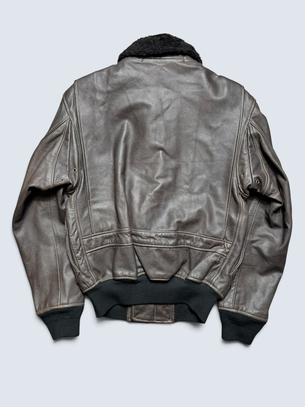 Jacket cuir flight Tedman Company G-1 usn made in Japan dark brown 00’s - S/M