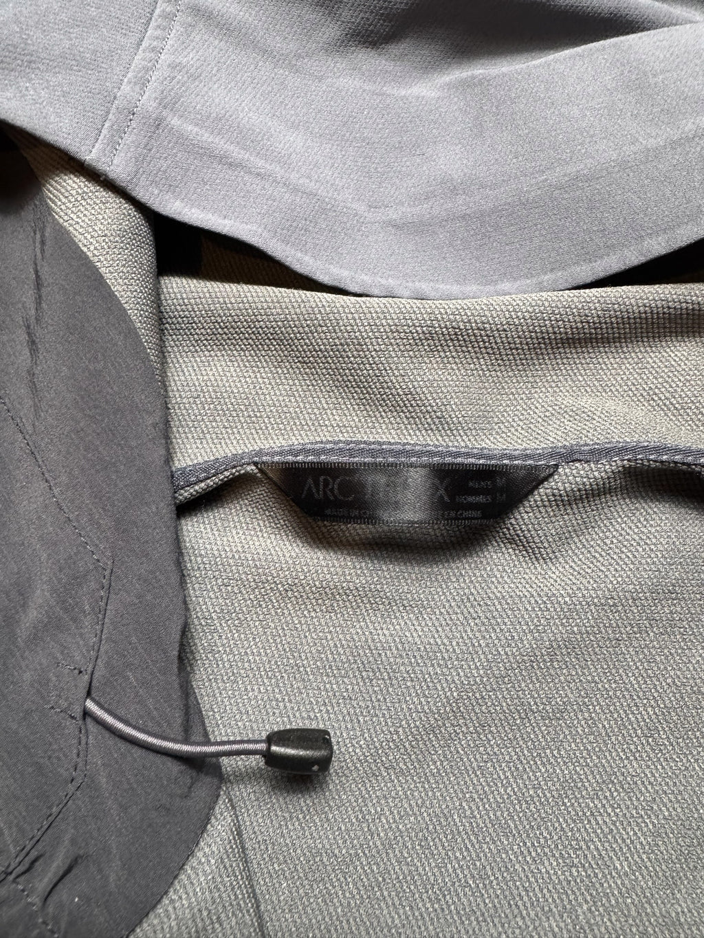 Jacket imperméable Arc'teryx Gamma LT Hoody grey & orange vintage - M