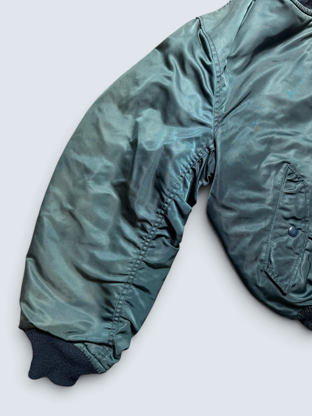 Jacket nylon bomber Ma-1 Alpha Industries made in USA navy original 1990’s - XL