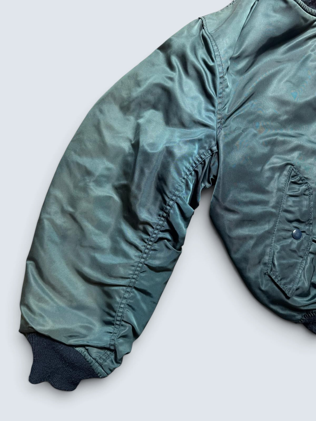 Jacket nylon bomber Ma-1 Alpha Industries made in USA navy original 1990’s - XL