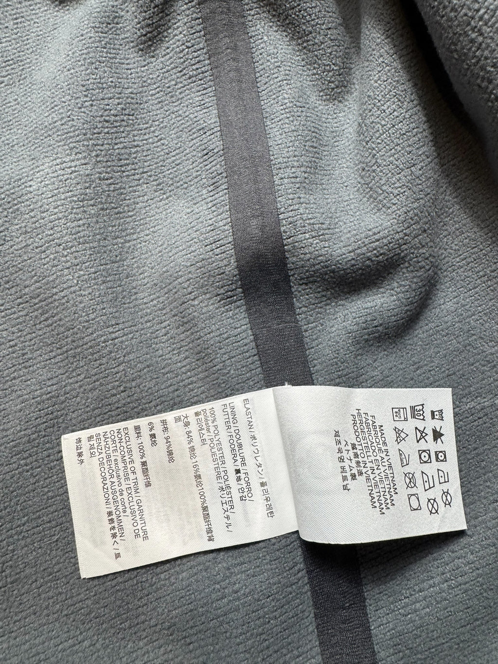 Jacket polaire imperméable Arc’teryx Gamma MX Hoody logo brodé marine/purple 2023 - S