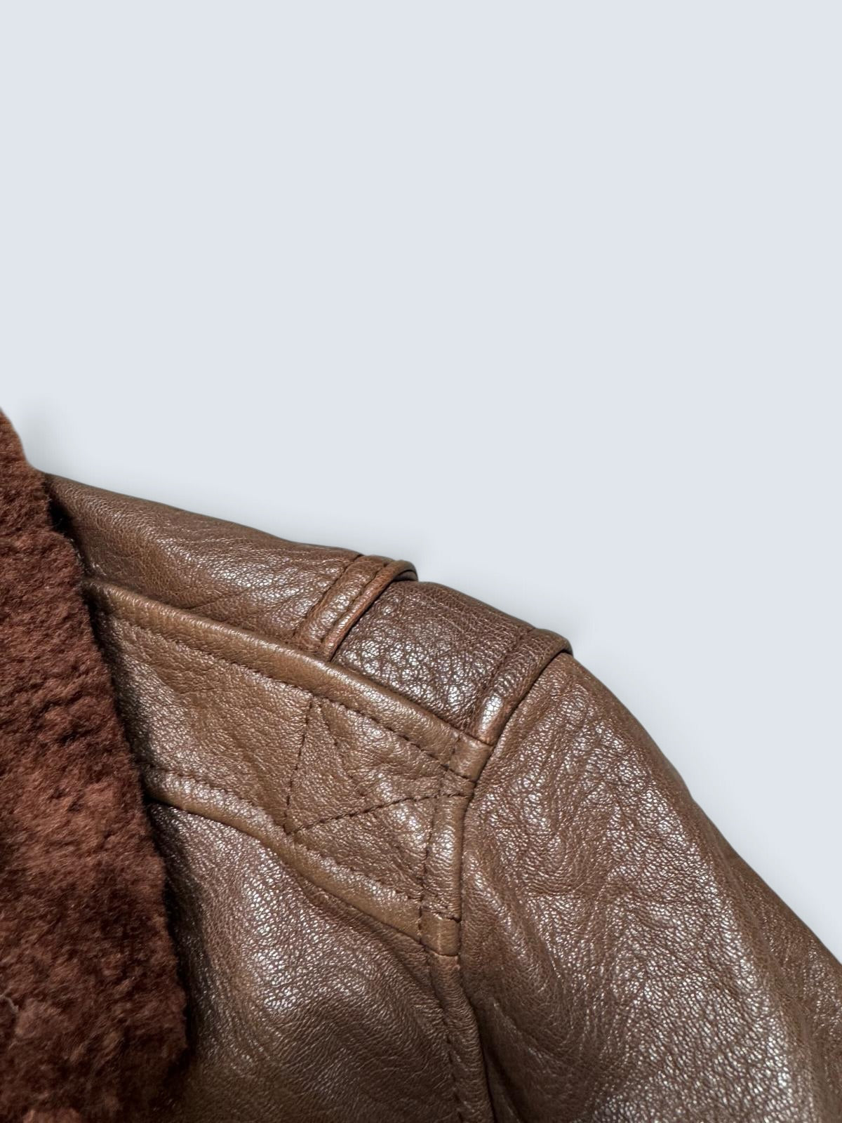 Jacket cuir cowhide flight G-1/A-2 hybrid Avirex Japan exclusive brown 00’s - S/M