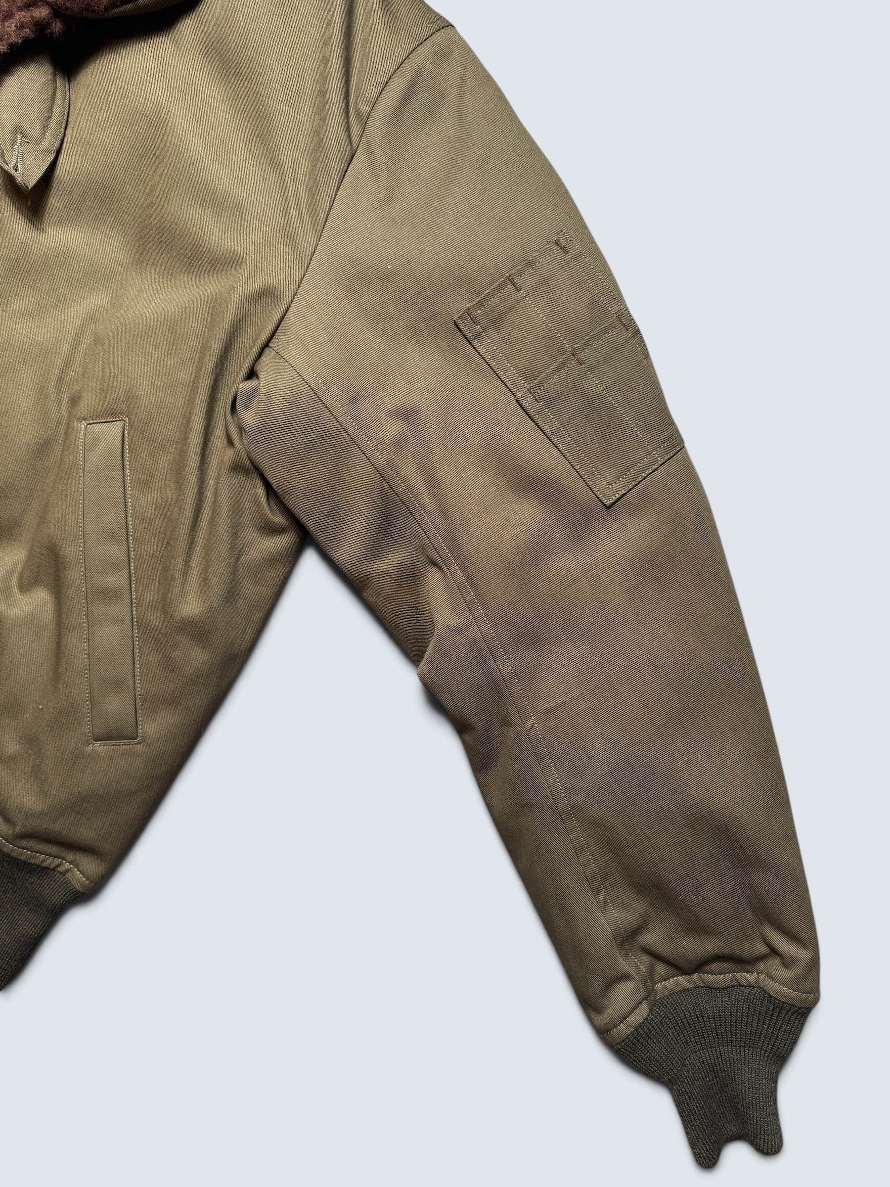 Jacket cotton Twill flight B-15B Freewheelers Japan nose art olive drab 2017’s - 44 (XL)