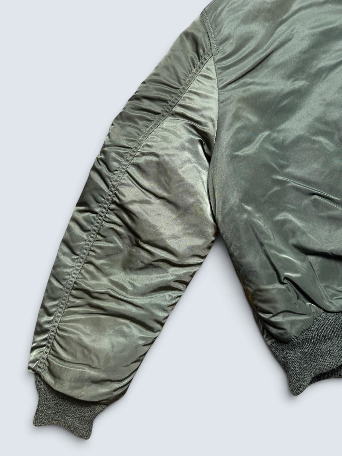 Jacket nylon bomber Ma-1 Golden Fleece made in USA sage green original 1979 - 40 (M)