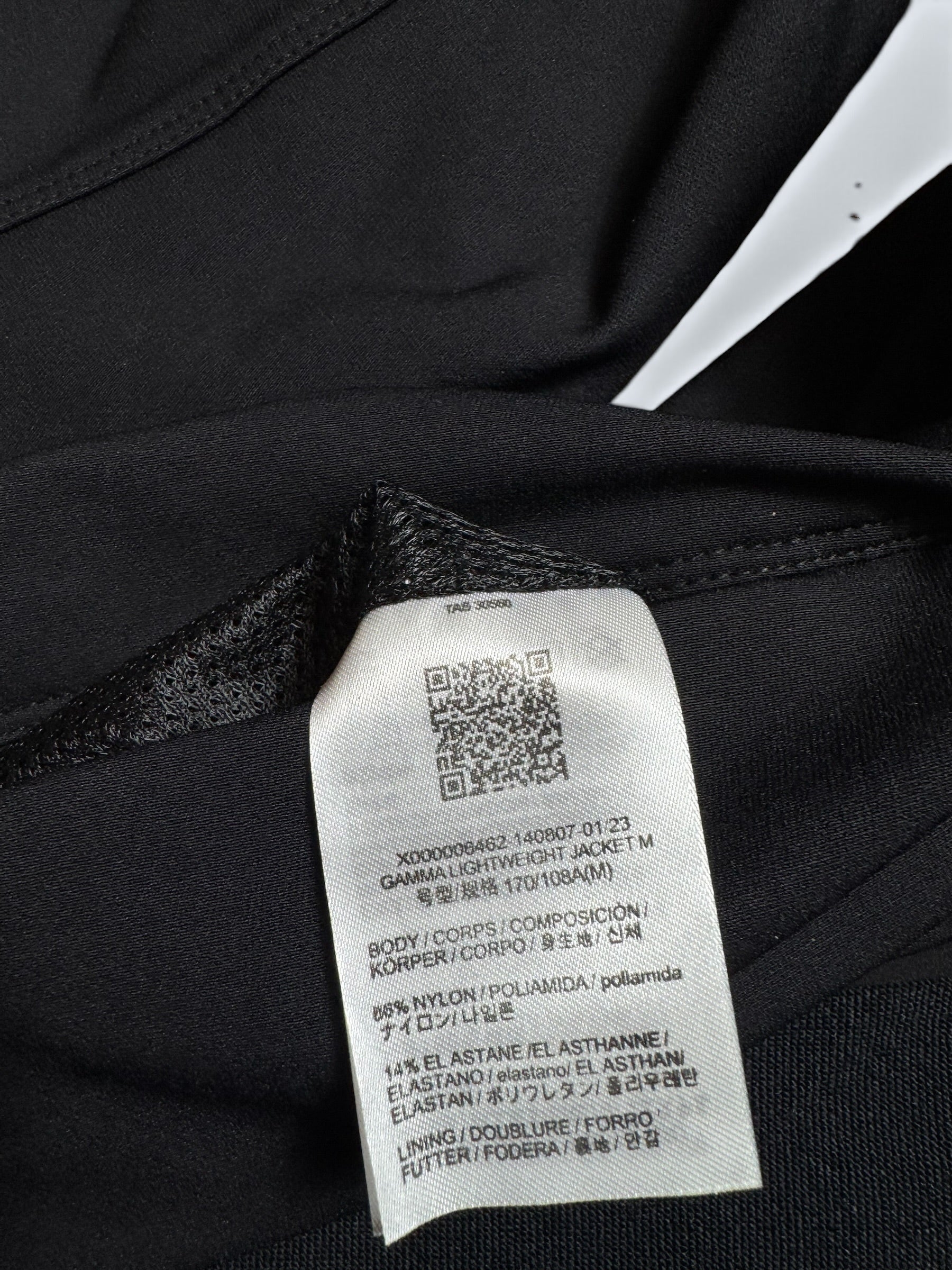 Jacket imperméable Arc’teryx Gamma Lightweight black logo 2023 - M