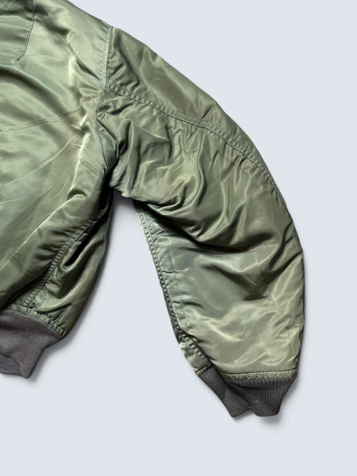 Jacket nylon bomber Ma-1 Avirex LTD made in USA usaf sage green 80’s - XL
