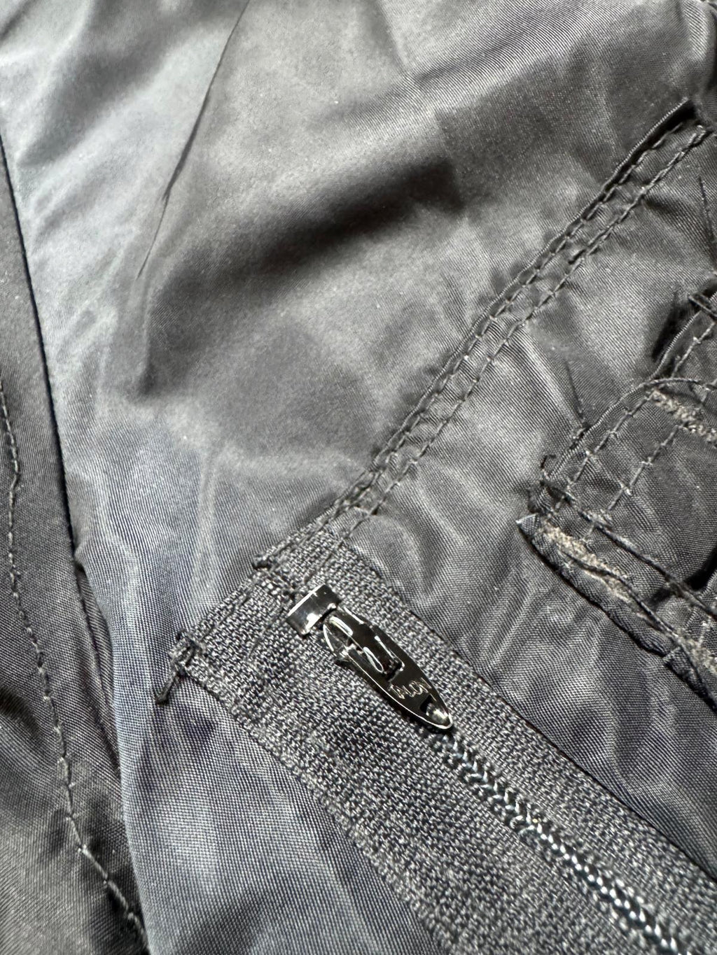 Jacket nylon parka fur bomber flight N-5A Golden Fleece black original 60's/70's - 40 (M)