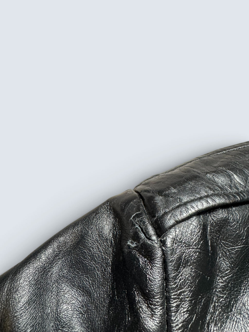 Jacket cuir cowhide flight bomber Cooper made in USA black 70’s - 40 (M)