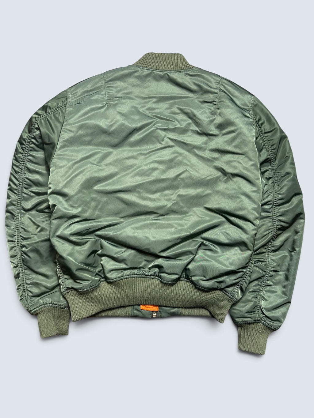 Jacket nylon bomber flight Ma-1 Alpha Industries usaf sage green - M