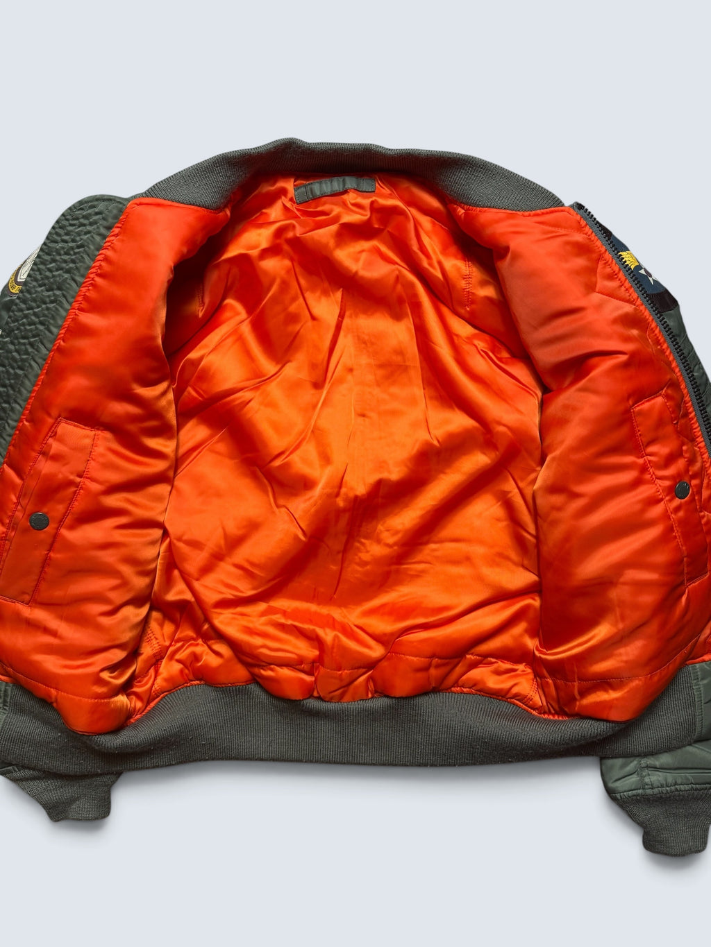 Jacket nylon bomber flight Ma-1 Avirex LTD Japan exclusive full patch bomber squadron 00's - M