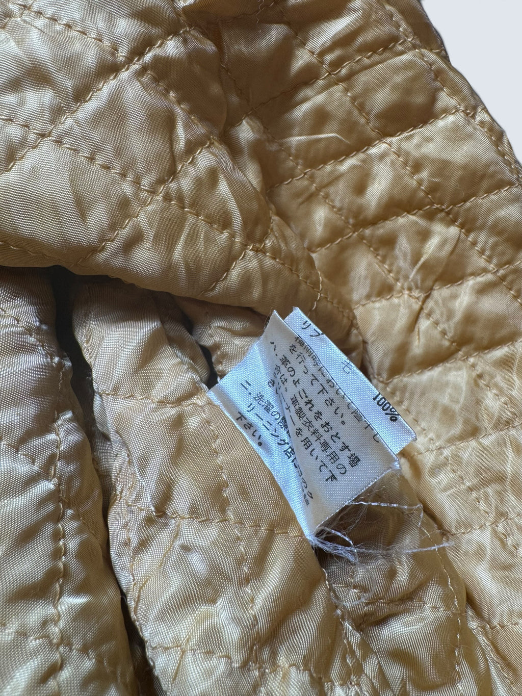 Jacket teddy varsity baseball coton & leather Atsuki Onishi made in Japan yellow vintage 90’s - M