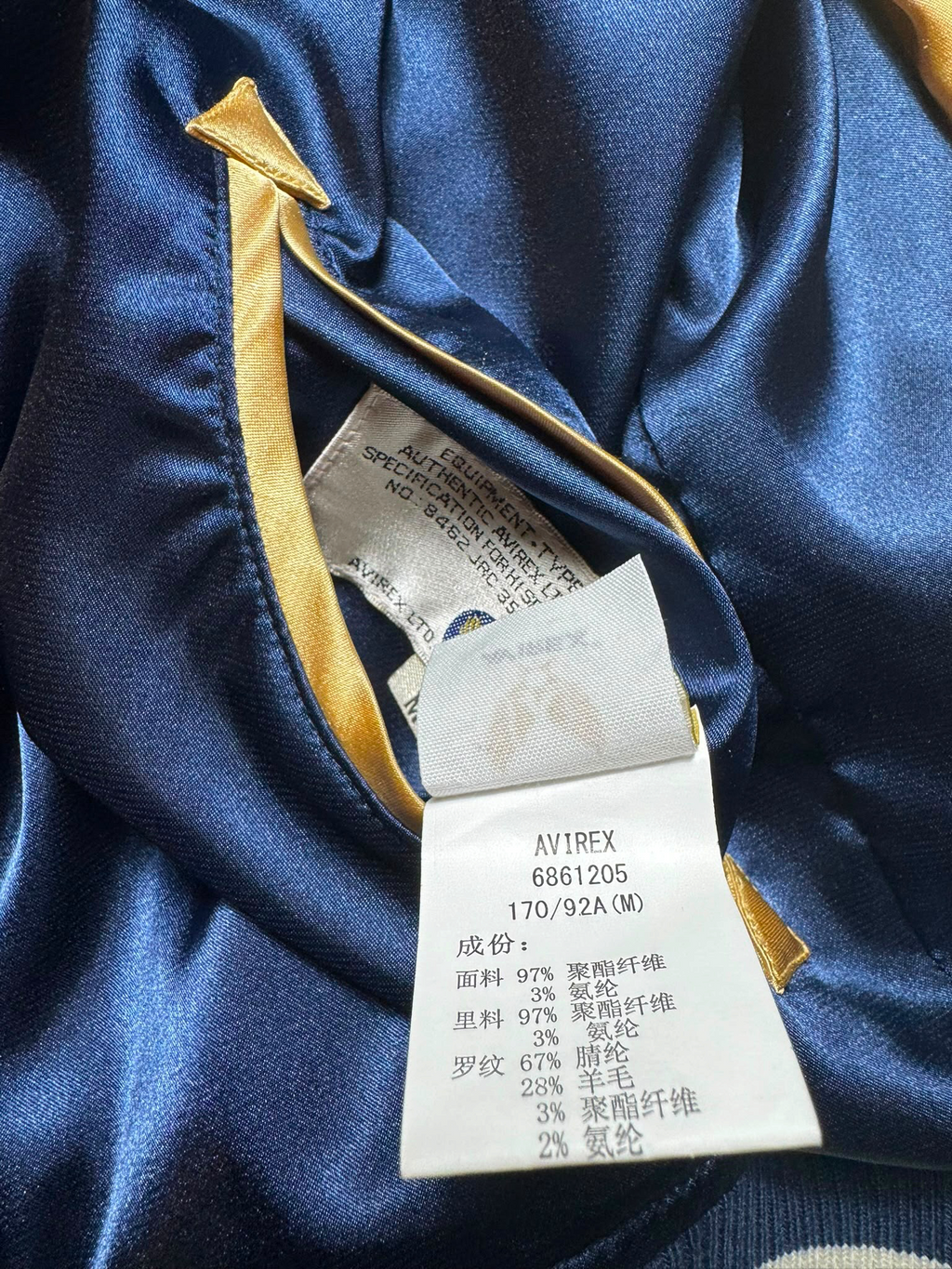 Jacket reversible sukajan souvenir Avirex LTD Japan exclusive dragon eagler embroidery 00's - S